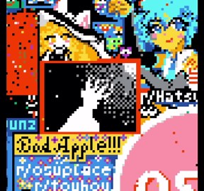 The entire 70 hours of Bad Apple! (Full High Quality Timelapse)