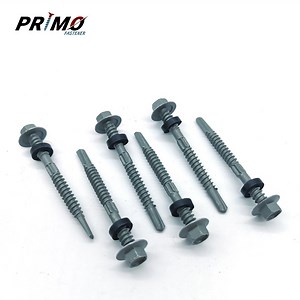 [Hot Item] Double Thread Dacromet Ruspert Hex Head SDS Screw with EPDM Washer