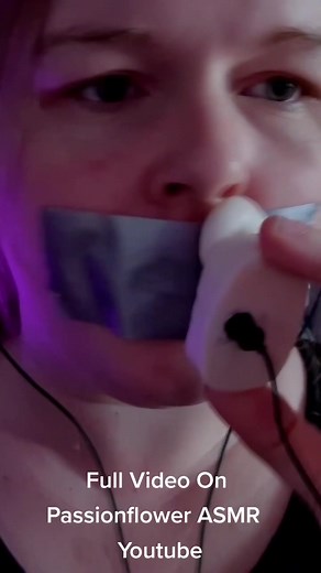 ASMR Duct Tape Mouth Sounds #asmr #mouthsounds #asmrtiktoks #fyp #pageforyou #ducttape #asmrsounds