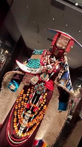 This kind of traditional Tibetan-style costume， with a history of over 1,000 years, has a beautiful name-peacock. It weighs 25 kg, decorated with turquoise, beeswax, red coral and so on. In particular, women usually wear it on wedding days or festivals in Ngari Prefecture. It is said that only seven costumes have been well-preserved so far. #tradition #custume #Tibetan #heritage #beauty | wowourheritage