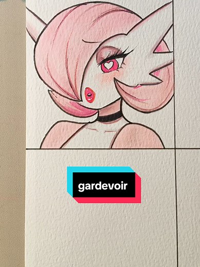 drawing gardevoir #drawing #art #gardevoir #pokemon