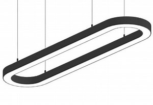 [Hot Item] Office Lighting Customized Oval LED Pendant Lights for Indoor Decorative Hanging Lighting