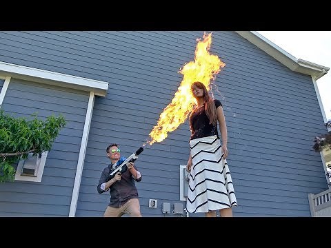 Things You Shouldn't Do With a Flamethrower!