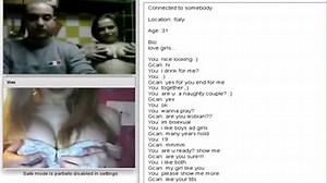 Chatroulette #75 Horny couple suck and fuck