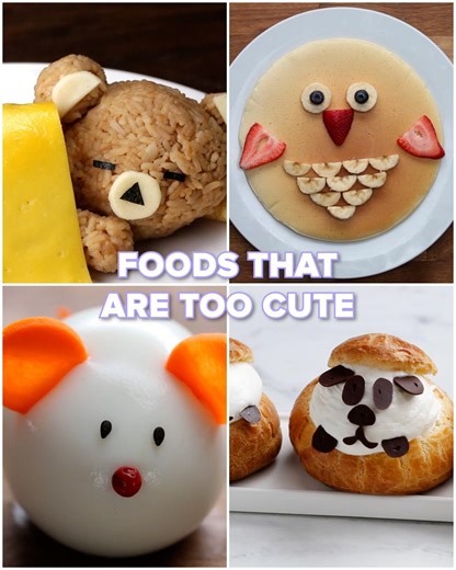 21K views · 130 reactions | Could you eat these cute foods? | Tasty | Facebook