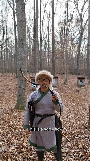 Historical Archery: Horse bows come in all shapes and sizes #horsebow #archer #cosplay