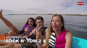 Sportsstuff Rock N' Tow, Towable Tube for Boating with 1, 2, and 3 rider Options