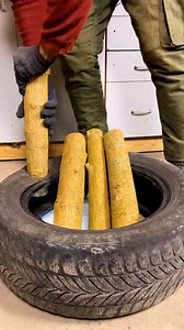 166K views · 366 reactions | DIY Tire Chair with Logs and Rope | Science, Tech and Universe | Facebook