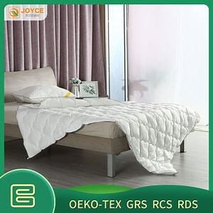 [Hot Item] Textured Breathable Durable White Modal Fabric Cover Quilt Comforter Filling Polyester