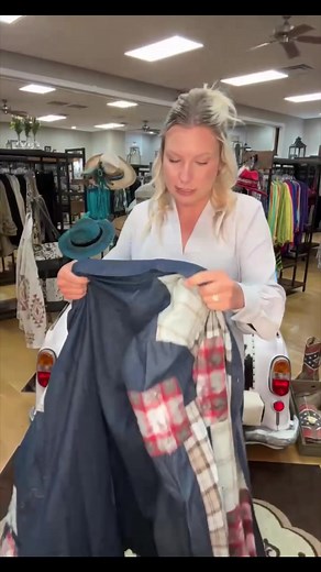 Long Statement Piece Denim Jacket - Perfect to style for Holidays or Family Photos! | Winey Chicks Boutique