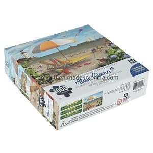 [Hot Item] Custom Printing 100 500 1000 Pieces Paper Jigsaw Puzzles Education Adult Game Puzzle Manufacture Jigsaw Puzzle