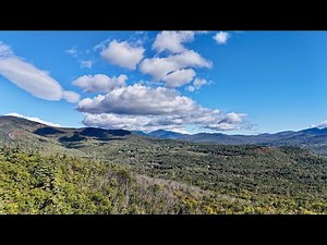 Aerial tour of the White Mountains of NH plus Mount Washington Resort