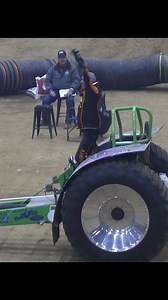 Mark Fryman and the "Misfit" takes the win in the Hot Rod Tractor class and celebrates by doing the Fryman Shuffle! #motorsport #tractorpulling #hotrod #Misfit #horsepower | BB Pulling Videos