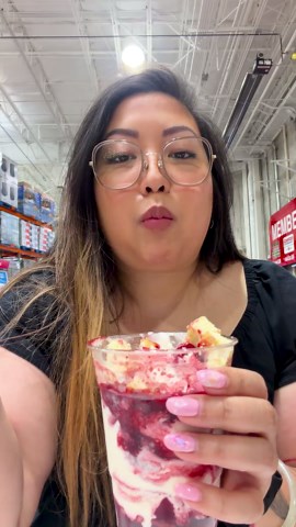 We tried Costco’s strawberry shortcake sundae