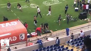 A brutal riot occurred in Mexico on Saturday during a soccer match between #Queretaro and #Atlas. Several graphic videos emerged on social media showing the brutality of the event that left at least 26 injured. Although many injuries appear to be severe the governor of Queretaro is alleging that nobody died. #clickwtf #clickwtfnews . . . . . . . . . . . #footballmatch #football #riot #fight #stadium #fighting #mexico | clickwtf.com