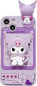 Kawaii Phone Case Compatible with iPhone 11 PRO Case 3D Cute Cartoon Fun Unique Phone Case Cover for Women Girls Gift