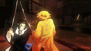 Zenitsu vs Kaigaku ⚡ 7th Form Unleashed | Thunder Breathing Final Form #demonslayer #Zenitsu