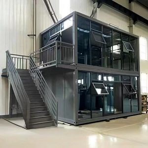 [Hot Item] Beautiful and Generous Double Flat Packed Container House Mobile Home Custom House