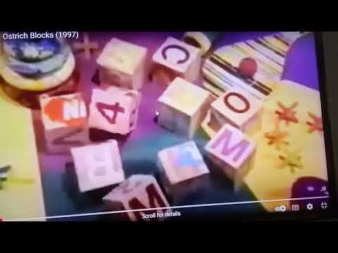 Nick Jr. Bumper Ostrich Blocks! (1997!)