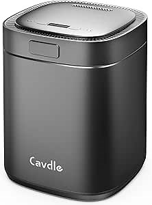 Electric Compost Bin Kitchen | Smart Kitchen Waste Composter | Food Composter Indoor/Outdoor | Food Cycler with 3L Capacity | Compost Machine for Apartment Countertop | Cavdle WasteCycler | Black