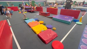 Our students are working hard with our 🌸 SPRING 🌸 into Gymnastics themed lesson plans! Butterflies, flowers, and caterpillars, oh my!! | Barron Gymnastics