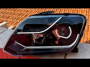 Amarok Biled Headlight with Double LED Bar