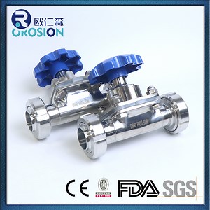 [Hot Item] Premium Stainless Steel Tri Clamp Union Diaphragm Valve for Sanitary Applications