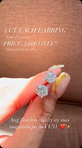 AVAILABLE NOW ! 1 1 carat - 2,600 Clarity: Flawless Color: D Actual photo taken by us Hardness 9.25 Positive with diamond pen test .50 and above ct with serial engraved Moissanite never fades. Like diamond it shines forever. ❤️ With certificate and card In vermeil PT950 Also available in 14k or 18k made to order by local artisan Moneyback guarantee if proven fake moissanite. ❤️ | Moissanite and Diamond Sparks