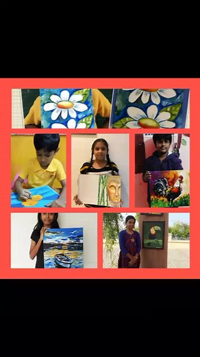 Dhrona India Academy Invites everyone to *Learn Acrylic Painting online/Offline* New batch admissions open.... *What you will learn?* ✓Understanding the basic principle of acrylic Paintings. ✓How to draw pictures step by step ✓Students will be able to draw and paint at their own pace ✓Through repetition the student will gain confidence with this medium. ✓Start at the very beginning and understand the basics of color mixing and drawing a mural painting. *This course includes* ✓Certificate of comp