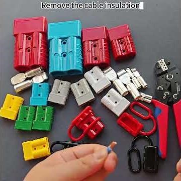 Anderson plug and connector installation tutorial