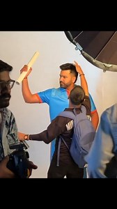 Rohit Sharma's BTS during Oral - B ad shoot. #RohitSharma #hitmanfansfollow #rohitsharma45 | Rohit Sharma Fan