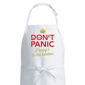 Poppy Geschenk Schürze Geburtstagsgeschenk Lustig Kochen Backen Geschenk Don't Panic Andenken für Poppy - Etsy.de