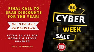 Cyber Week Sale Extension - Final Call to Grab Discounts for the Year!