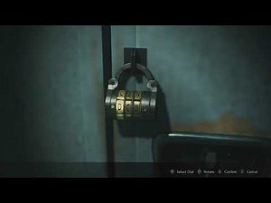 Shower Room Locker Code CAP 2F Resident Evil 2 Remake!