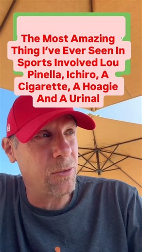 Press Box Chronicles with Jeff Pearlman on Instagram: "Ichiro Suzuki just went into the Baseball Hall Of Fame. The Most Amazing Thing I’ve Ever Seen In Sports Involved Lou Pinella, Ichiro, A Cigarette, A Hoagie And A Urinal. #ichiro #mlb #baseball"