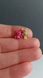 3.6K views · 91 reactions | Diamonds, micro crochet diamonds  Capricorn and Crab 呂 #luciaknit #microcrochet #microart #microcrochetart #microartist #impossible #nanocrochet #crochet #crab #capricorn #mermaid | LuciaKnit Creative Ideas | Facebook