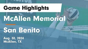 Volleyball Game Preview: McAllen Memorial Mustangs vs. McAllen Bulldogs