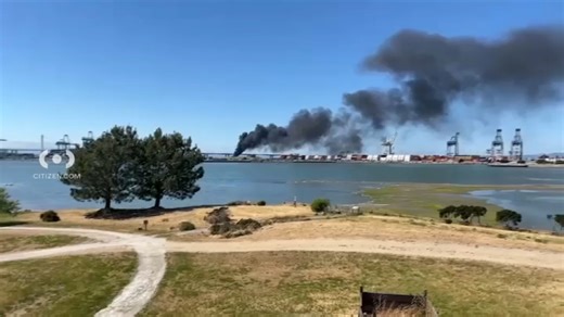 Crews extinguish lithium battery fire at Port of Oakland