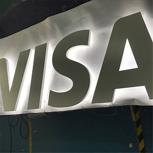 [Hot Item] Acrylic with Vinyl Face Letter Sign, LED Back Light Sign