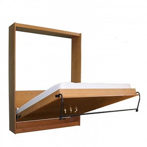 [Hot Item] DIY Murphy Bed Bedroom Furniture Hidden Wall Bed Metal Foldable Bed with Spring Mechanism and Steel Bed Frame for Apartment Living Room
