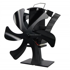 [Hot Item] Oscillating Freestanding Fan 6 Blades Heat Powered Eco Friendly Wood Burning Stove Fan