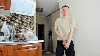 Hot Boy Slaps Leaking Boner Till Hot Cum Shower