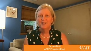 AAFP President-Elect Dr. Jen Brull shares an empowering Women in Medicine Month message for future female family physicians. | American Academy of Family Physicians (AAFP)
