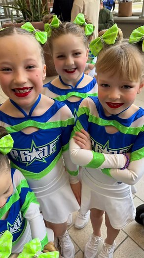 Welcome to the world of cheerleading little kittens!💙💚🖤 | KY Pride All Star Cheer
