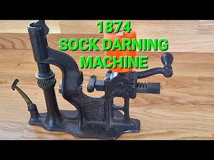 ANTIQUE DARNING MACHINE (1874) #DarningMachine #SewingMachine #Darning #Sewing #Antique #PopeMFGCo