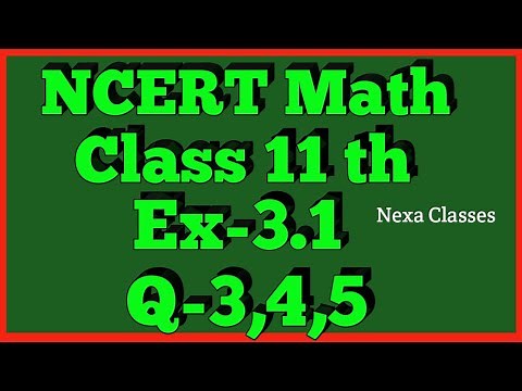 Chapter 3 Exercise 3.1 (Q3,Q4,Q5) Trigonometric Functions Class 11 Maths NCERT