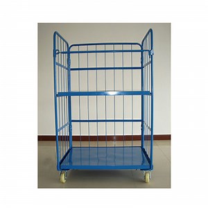 [Hot Item] Stackable Galvanized Wire Mesh Storage Cage/Collapsible