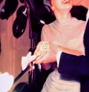 "On November 5, 1954, Jane Powell and her second husband, Patrick Nerney, were photographed on their wedding day at a private ceremony held in Beverly Hills, California." | History Through Time