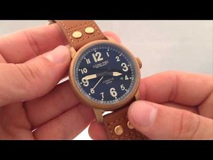 LUM-TEC COMBAT B BRONZE B18 VIDEO WATCH REVIEW