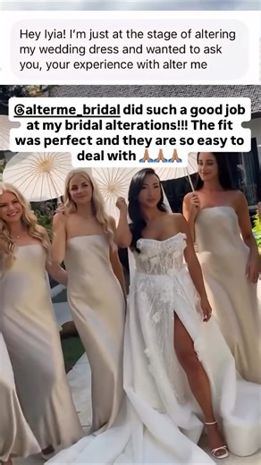 A snippet into altering @iyialiu wedding dress 🤍 We've altered many wedding gowns with corset backs, and this beauty was an absolute pleasure to work with 😍 This beaded lace dress from @pallascouture is now selling at $5k! DM Iyia for further details x Wedding photos by @esmeandlogan | Alter Me